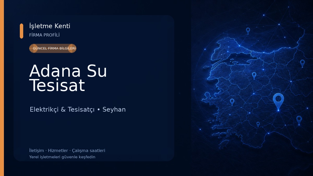 Adana Su Tesisat