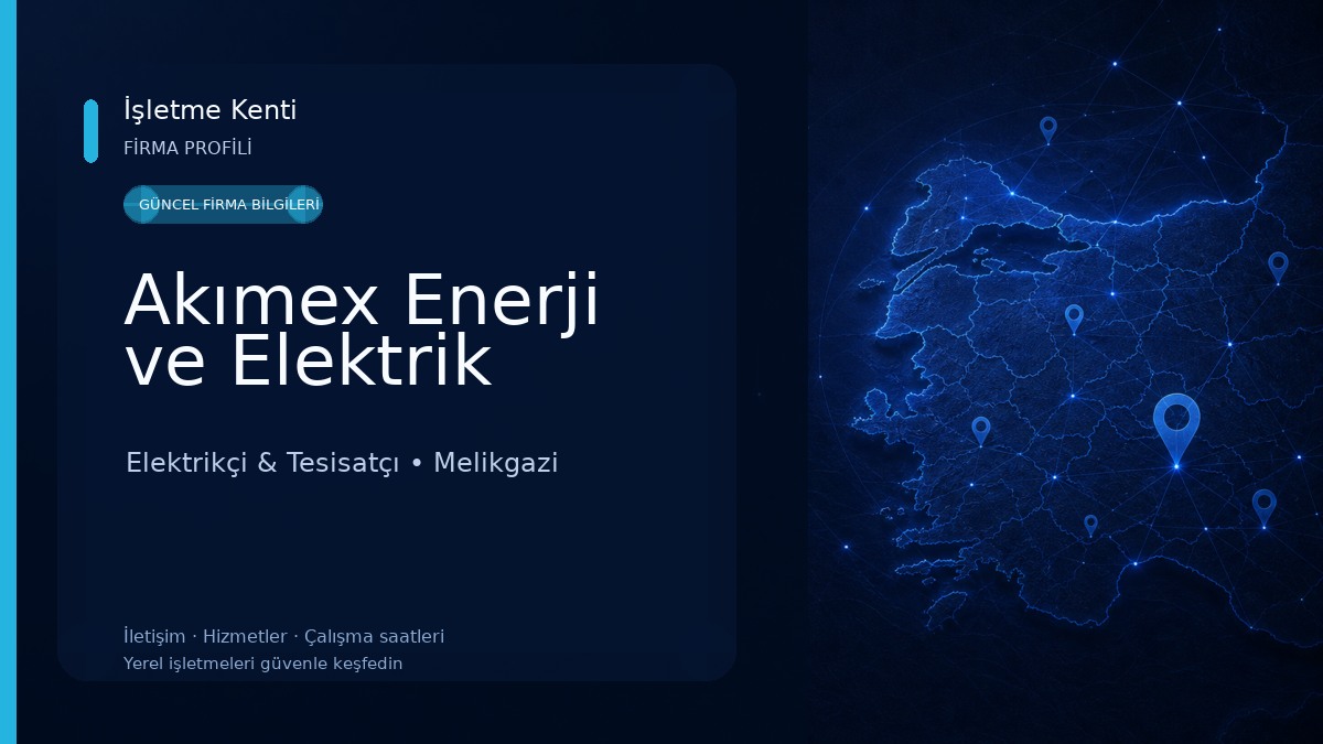 Akımex Enerji ve Elektrik Elektrikçi & Tesisatçı