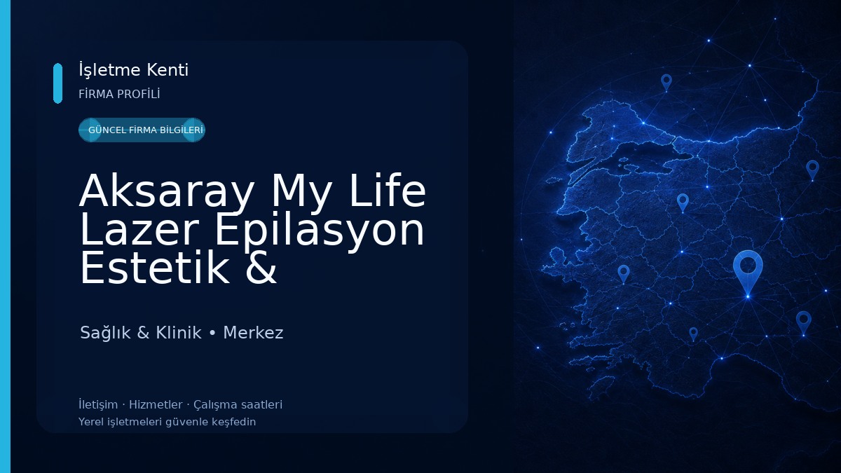 Aksaray My Life Lazer Epilasyon Estetik & Güzellik Sağlık & Klinik