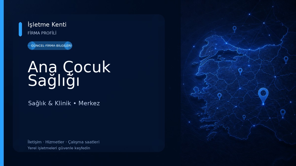 Ana Çocuk Sağlığı Sağlık & Klinik