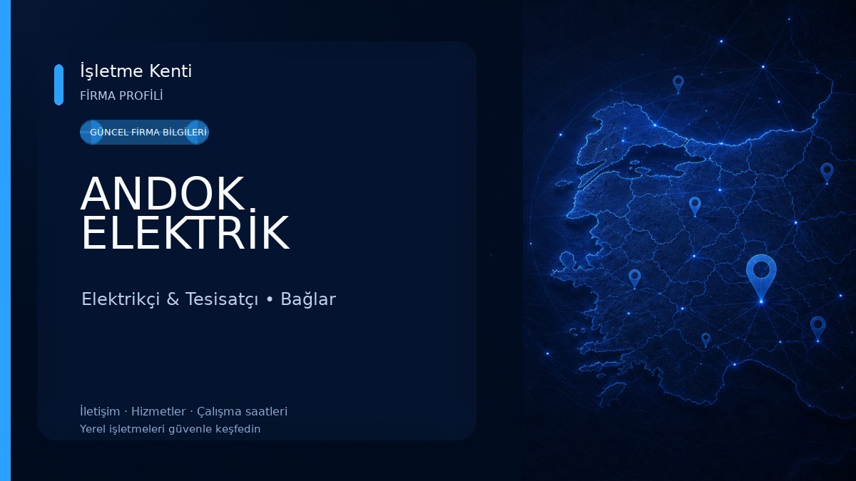 ANDOK ELEKTRİK Elektrikçi & Tesisatçı