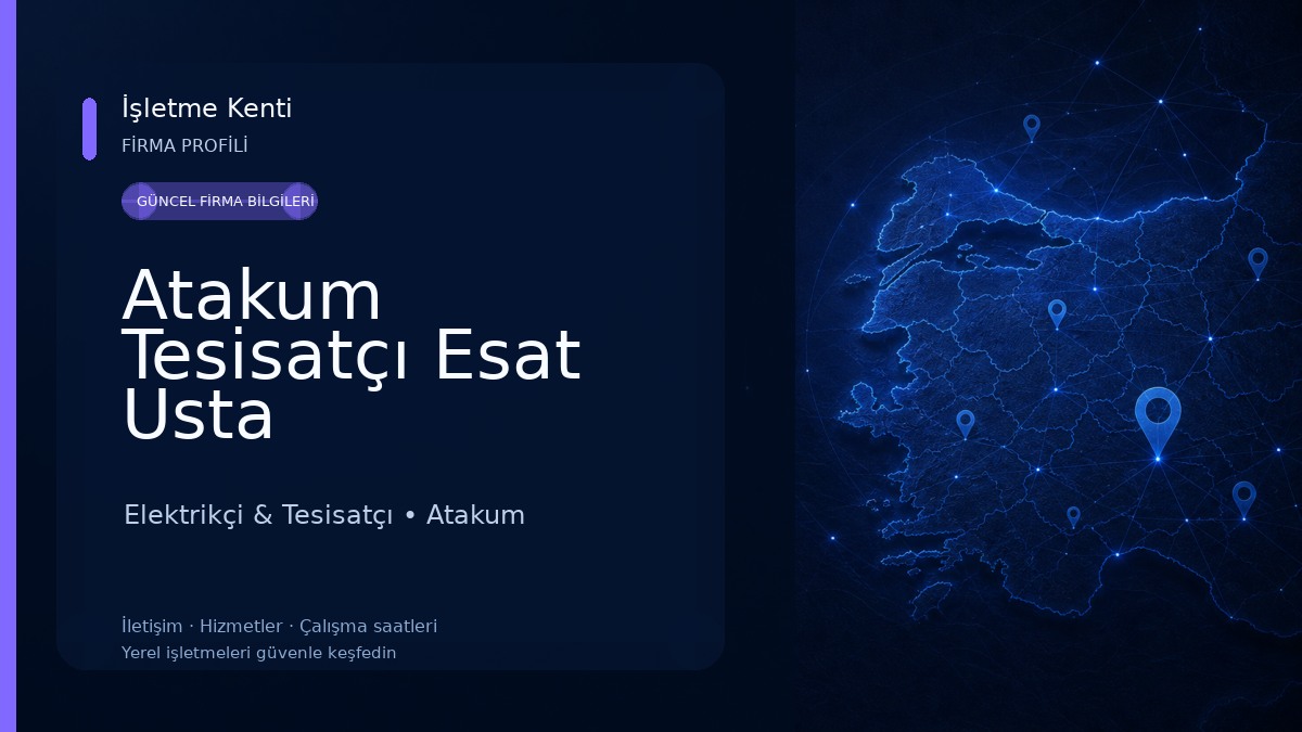 Atakum Tesisatçı Esat Usta