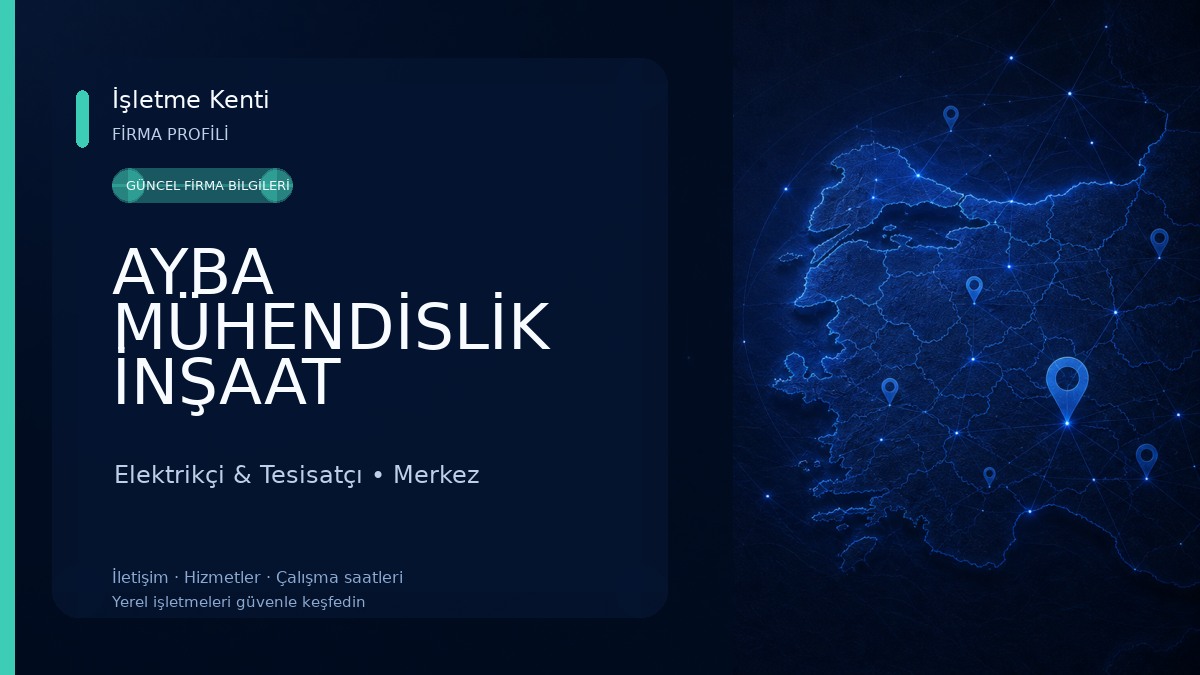 AYBA MÜHENDİSLİK İNŞAAT 