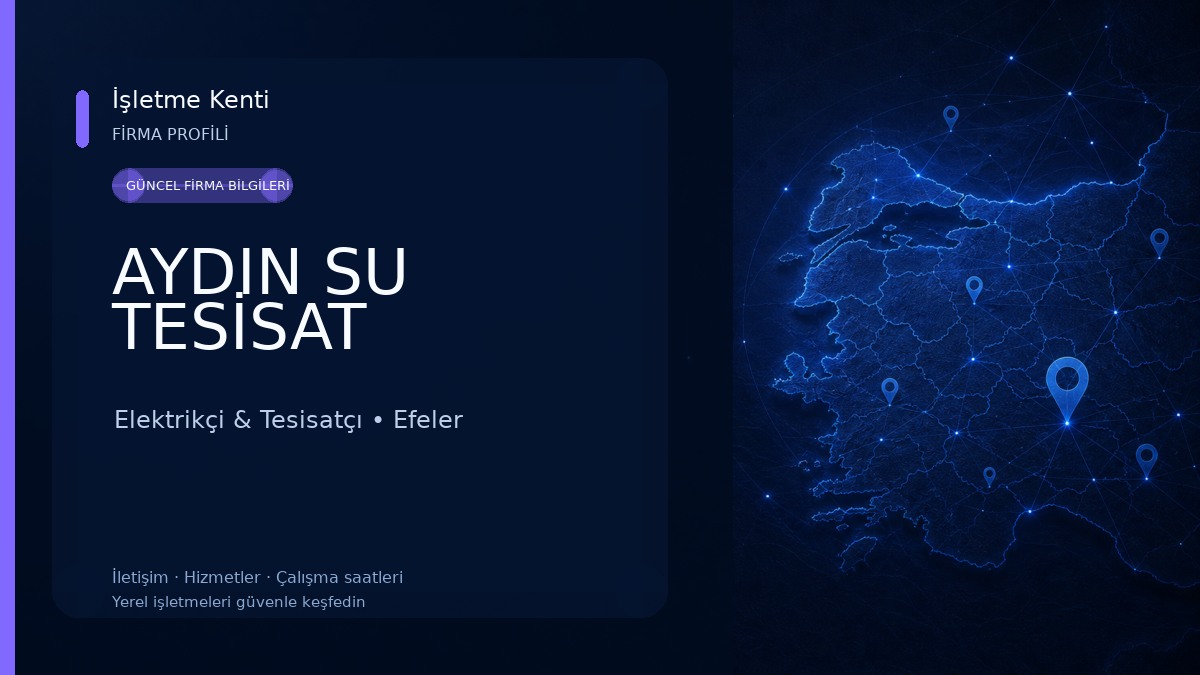 AYDIN SU TESİSAT 