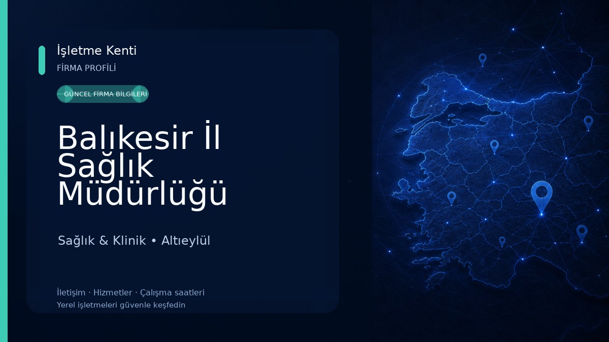 Balıkesir İl Sağlık Müdürlüğü