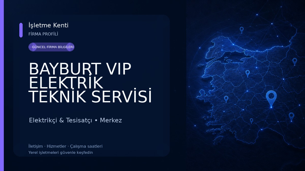 BAYBURT VIP ELEKTRİK TEKNİK SERVİSİ Ev Arızaları | Avize & Spot Montajı | İnternet Hattı & Tesisat Yenileme Elektrikçi & Tesisatçı