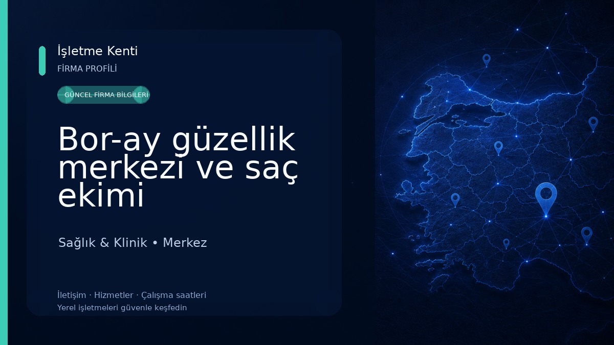 Bor-ay güzellik merkezi ve saç ekimi Sağlık & Klinik
