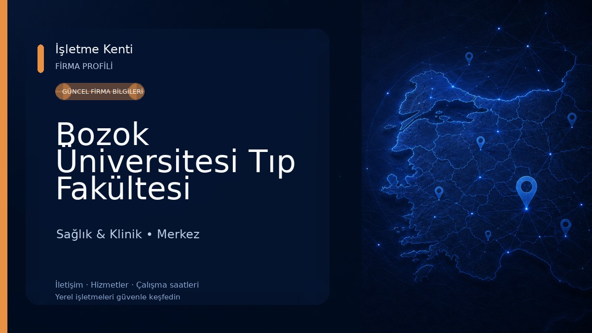 Bozok Üniversitesi Tıp Fakültesi Sağlık & Klinik