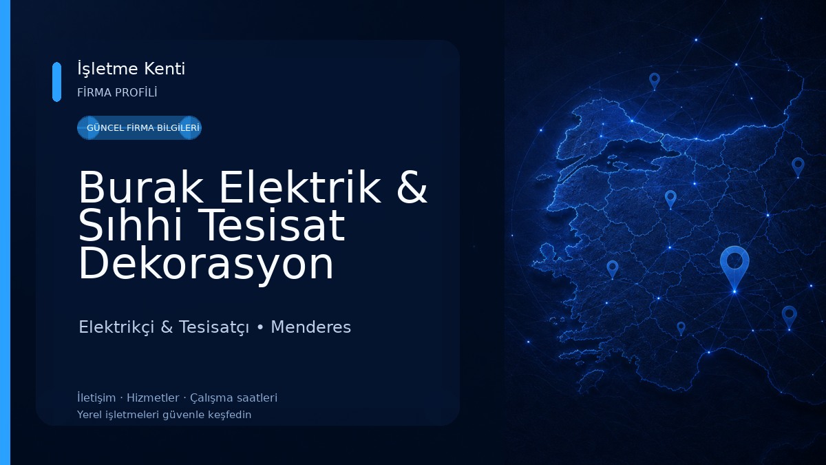 Burak Elektrik & Sıhhi Tesisat Dekorasyon Uydu