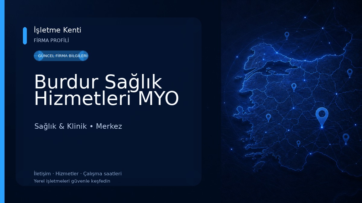 Burdur Sağlık Hizmetleri MYO