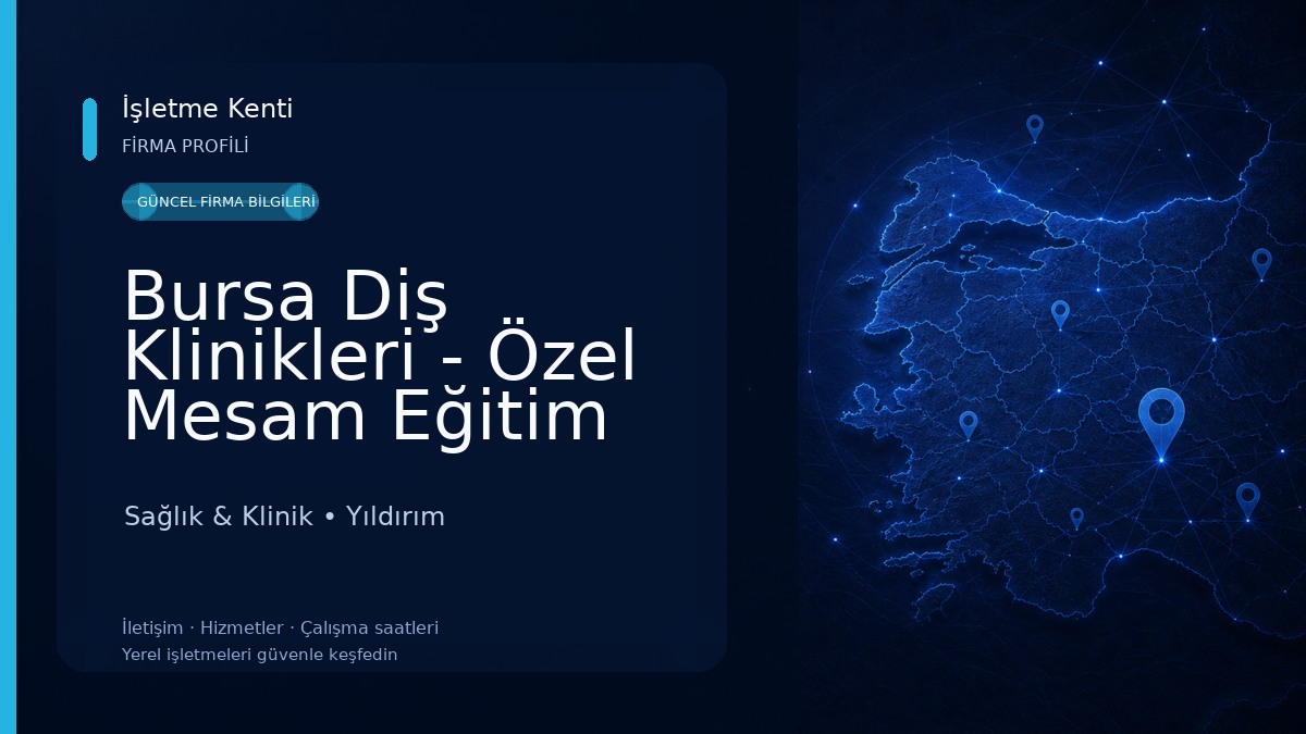 Bursa Diş Klinikleri - Özel Mesam Eğitim Sağlık & Klinik