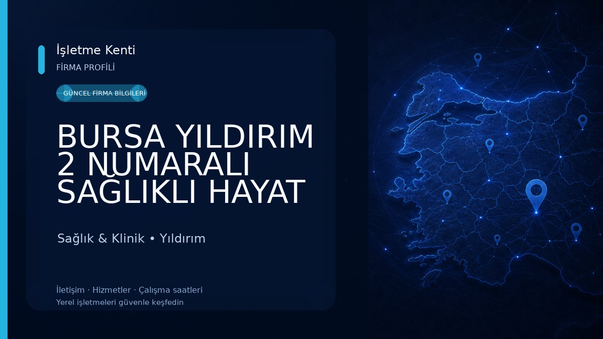 BURSA YILDIRIM 2 NUMARALI SAĞLIKLI HAYAT MERKEZİ-KETEM