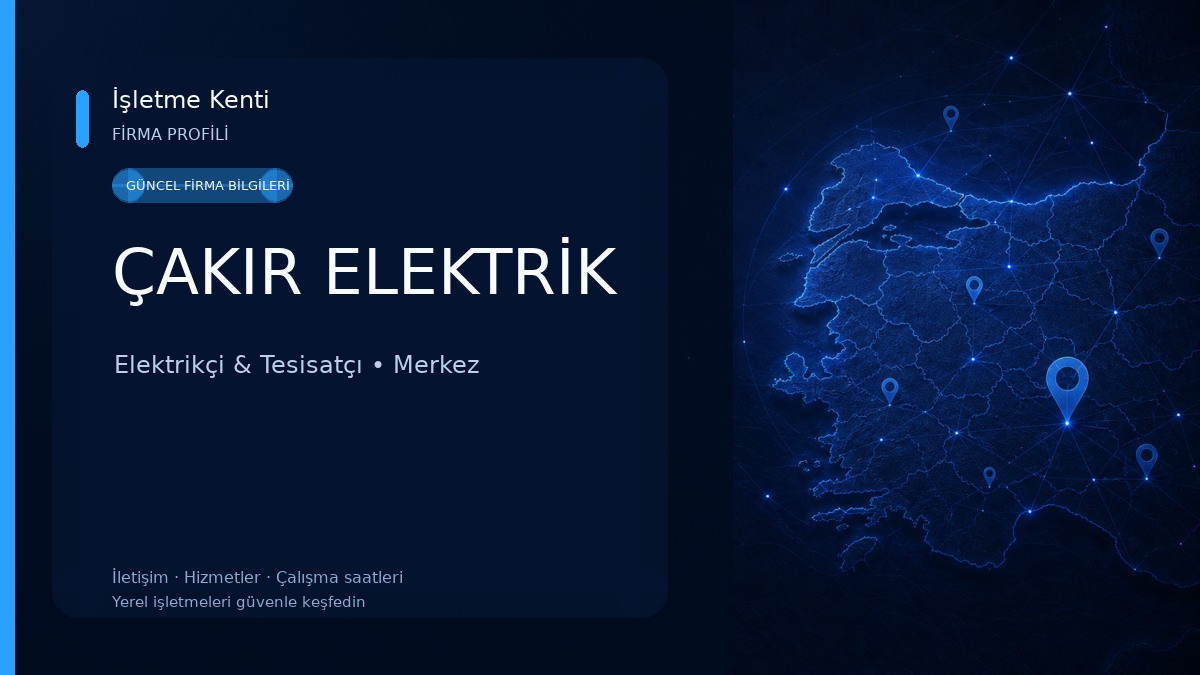 ÇAKIR ELEKTRİK 