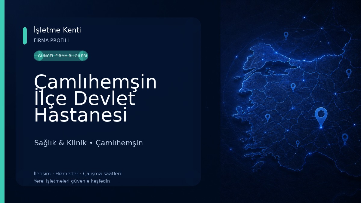 Çamlıhemşin İlçe Devlet Hastanesi