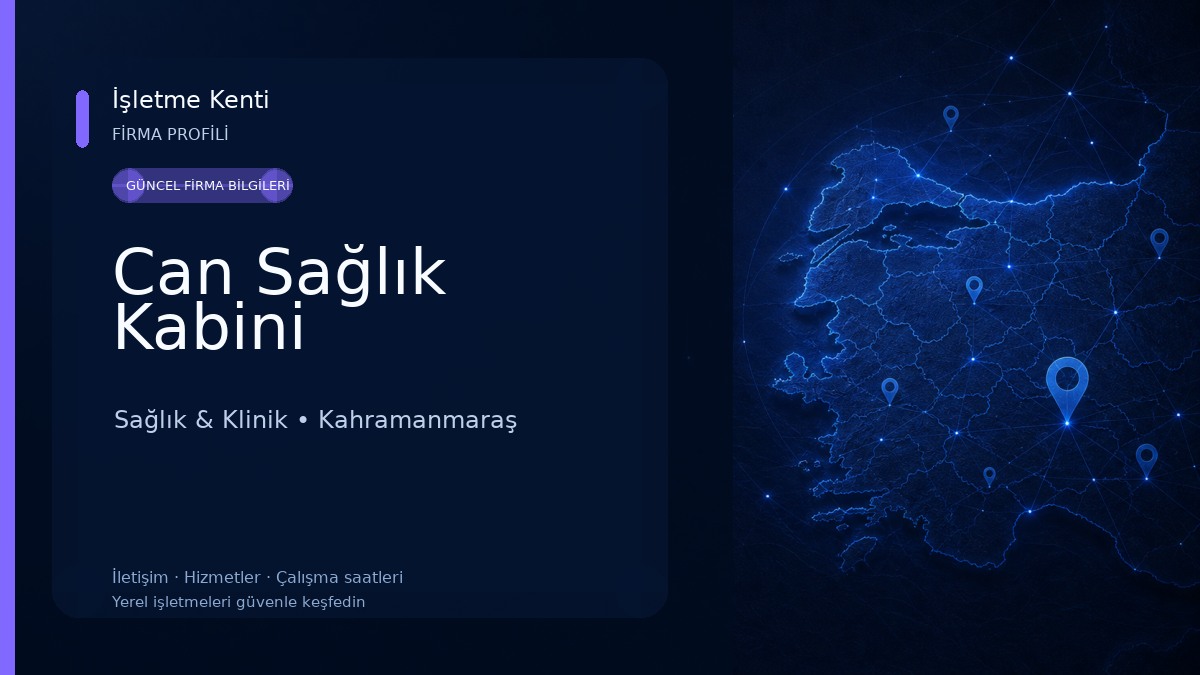 Can Sağlık Kabini Sağlık & Klinik