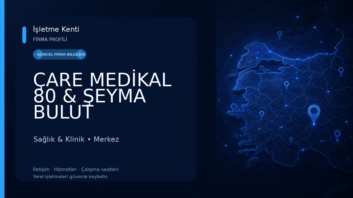ÇARE MEDİKAL 80 & ŞEYMA BULUT