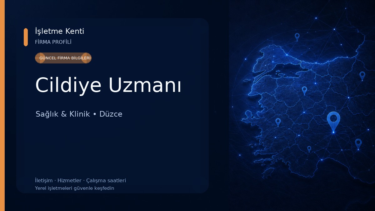 Cildiye Uzmanı Sağlık & Klinik