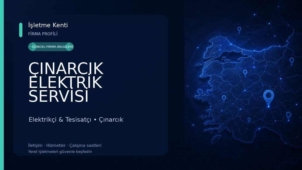 ÇINARCIK ELEKTRİK SERVİSİ