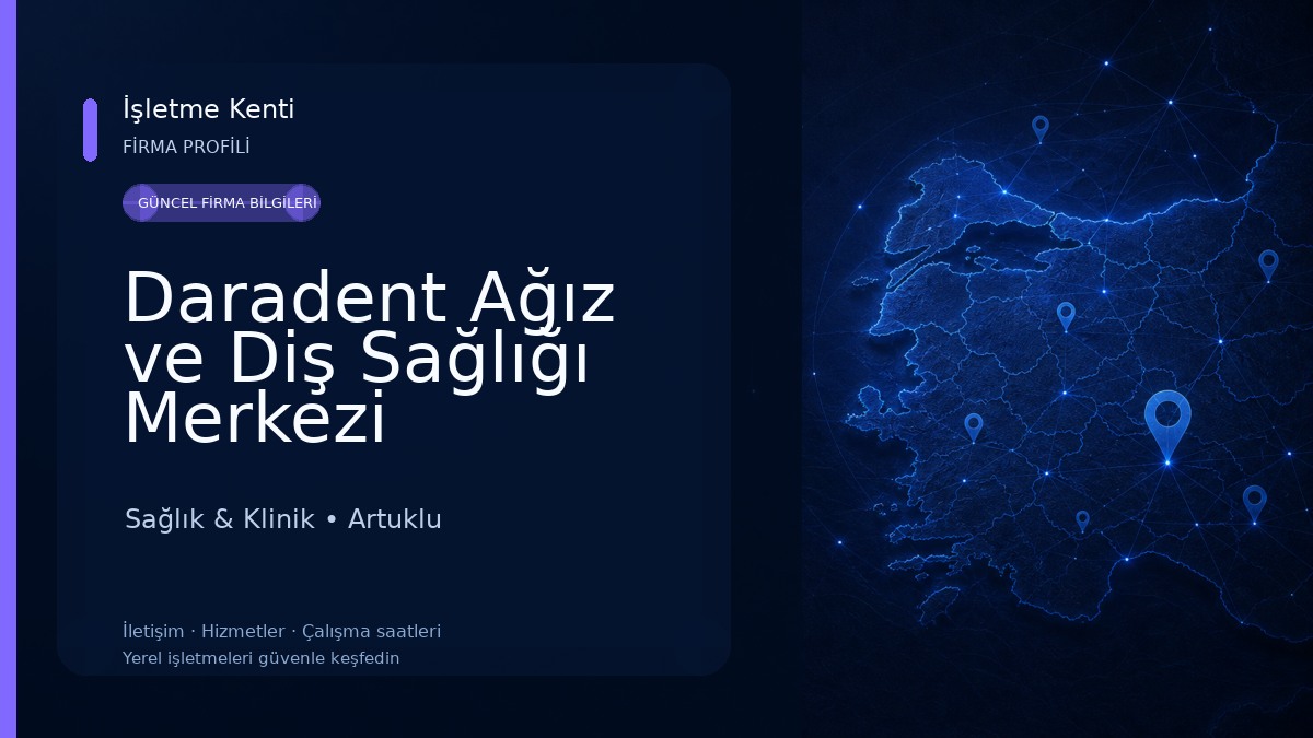 Daradent Ağız ve Diş Sağlığı Merkezi Sağlık & Klinik