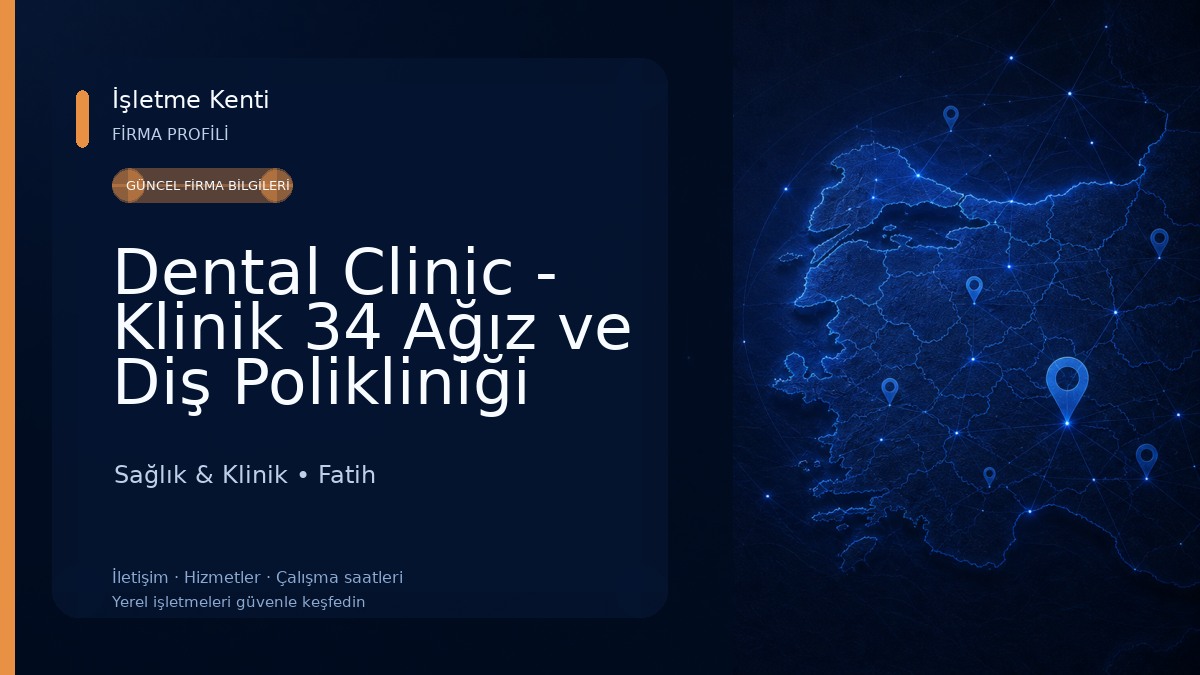Dental Clinic - Klinik 34 Ağız ve Diş Polikliniği Sağlık & Klinik