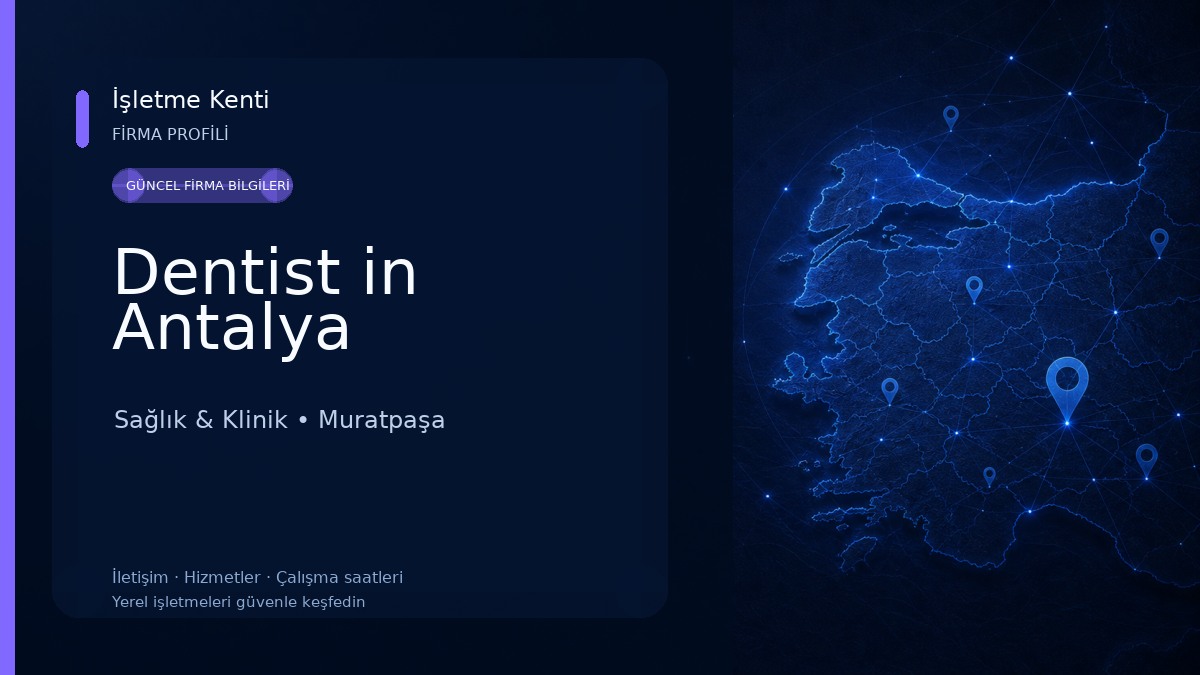 Dentist in Antalya 