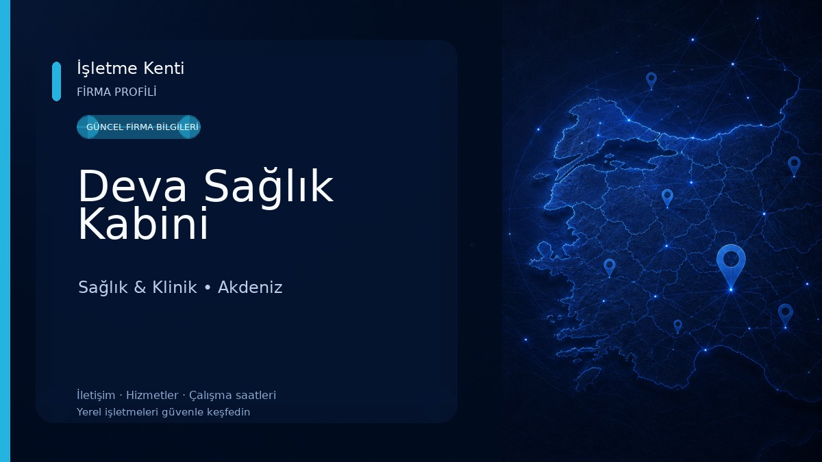 Deva Sağlık Kabini