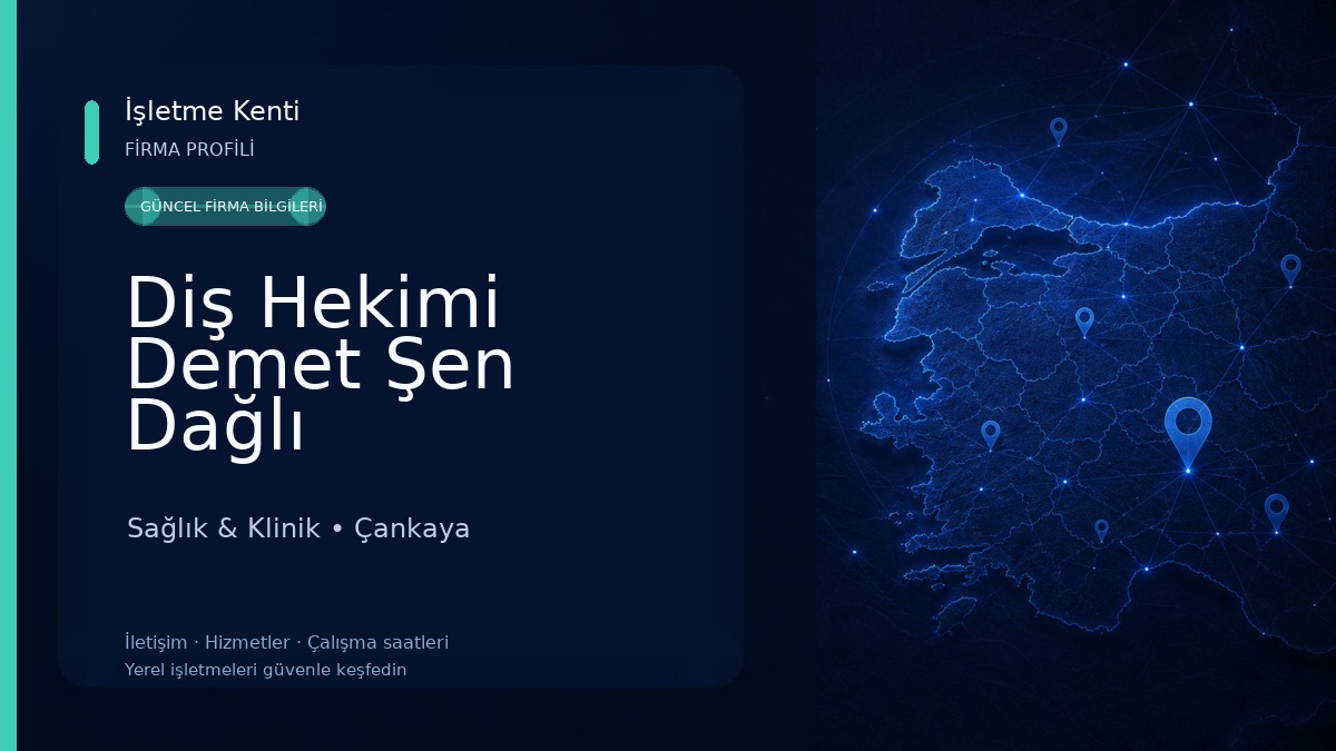 Diş Hekimi Demet Şen Dağlı Muayenehanesi - Ankara Gülüş Estetiği I Diş Beyazlatma I Kanal Tedavisi I Estetik Dolgu I İmplant 