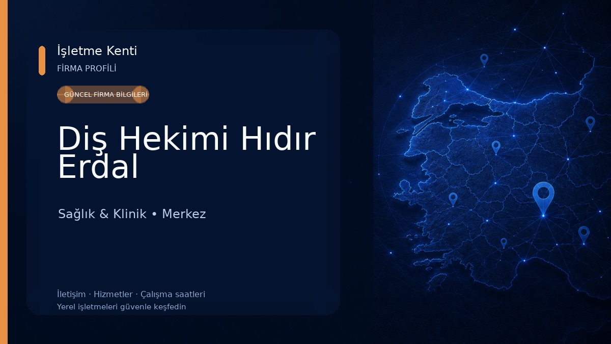 Diş Hekimi Hıdır Erdal