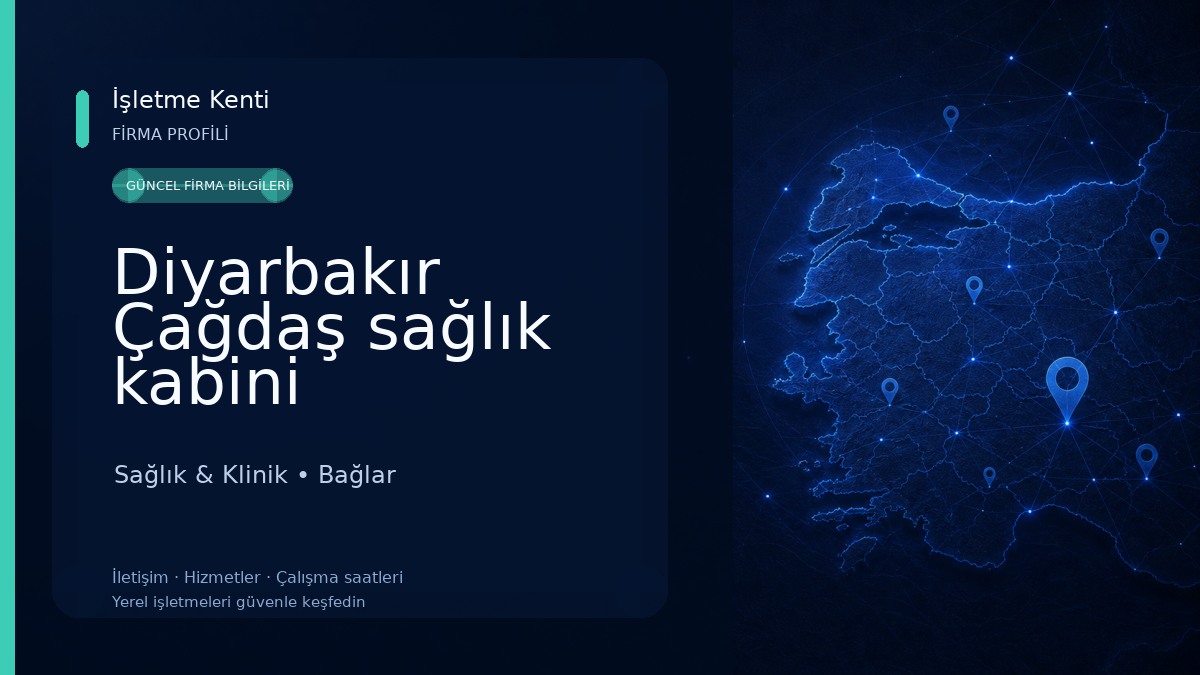 Diyarbakır Çağdaş sağlık kabini Sağlık & Klinik