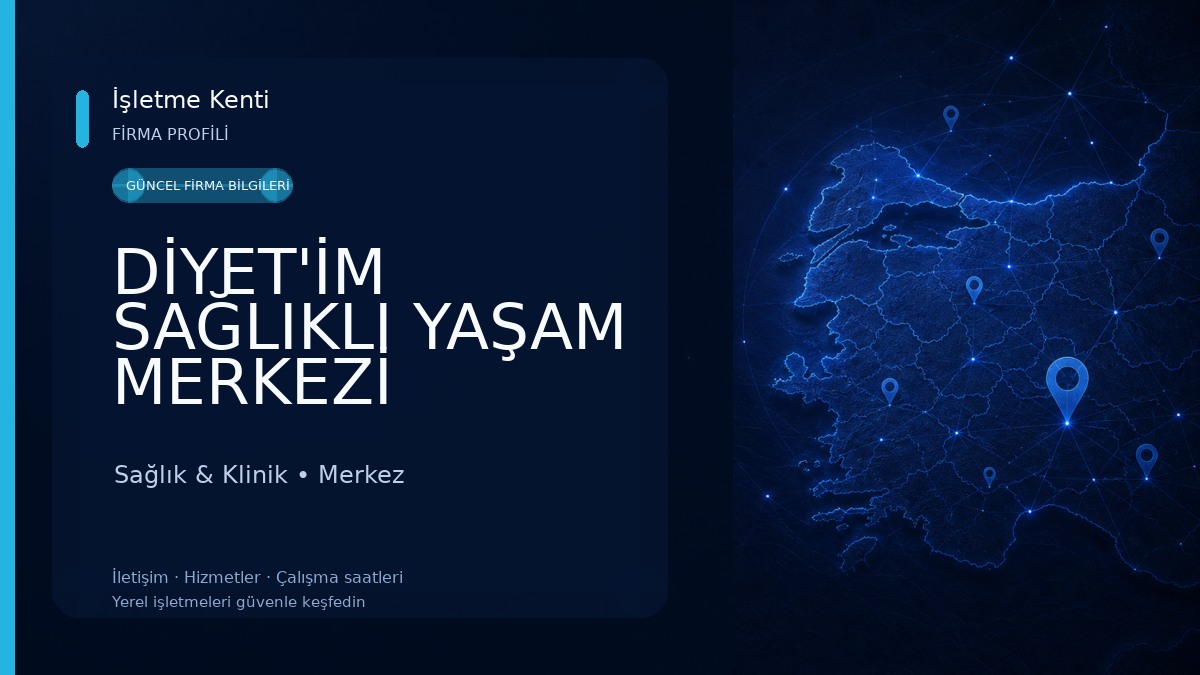 DİYET'İM SAĞLIKLI YAŞAM MERKEZİ Sağlık & Klinik