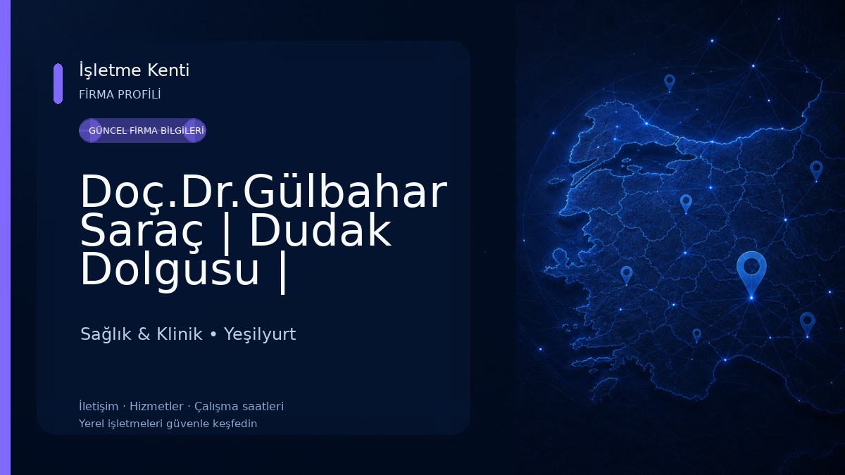 Doç.Dr.Gülbahar Saraç | Dudak Dolgusu | Botoks | Buz Lazer Epilasyon | Saç Dökülmesi
