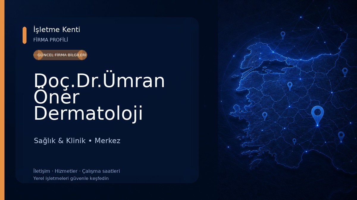 Doç.Dr.Ümran Öner Dermatoloji Muayenehanesi Sağlık & Klinik
