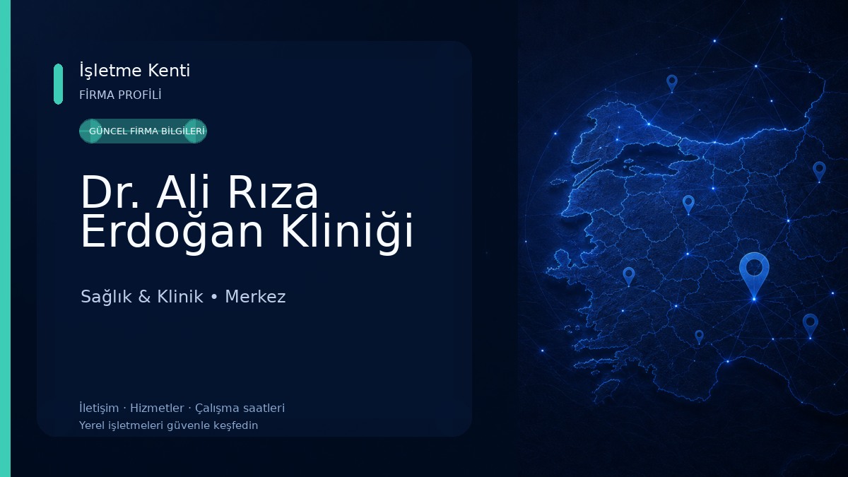 Dr. Ali Rıza Erdoğan Kliniği Sağlık & Klinik