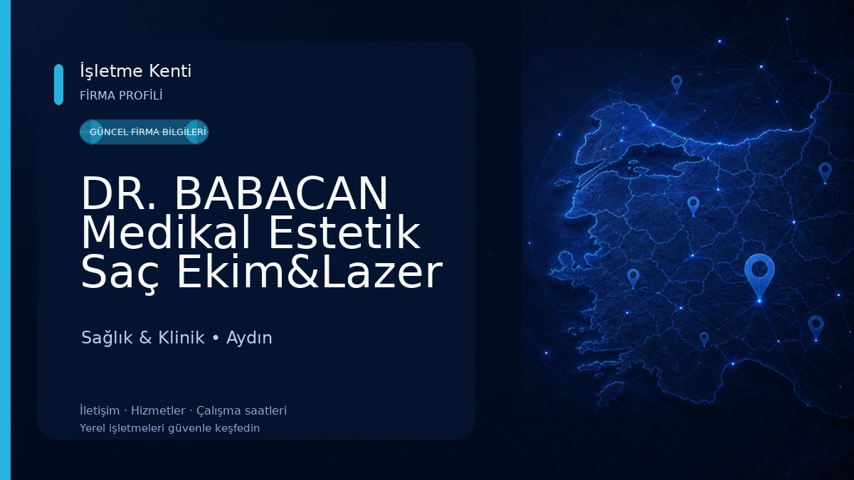 DR. BABACAN Medikal Estetik Saç Ekim&Lazer Epilasyon&Zayıflama