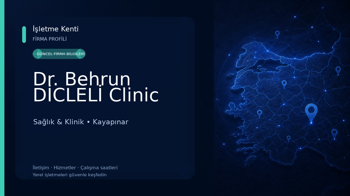 Dr. Behrun DİCLELİ Clinic