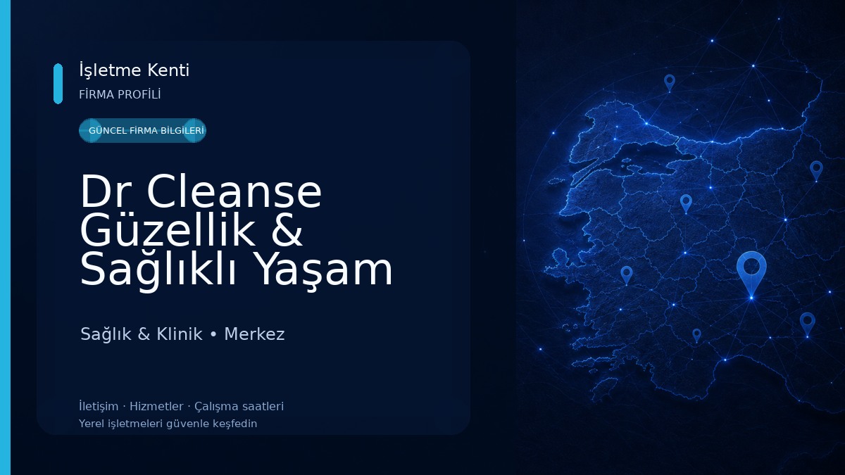 Dr Cleanse Güzellik & Sağlıklı Yaşam Merkezi - Kars Şubesi Sağlık & Klinik