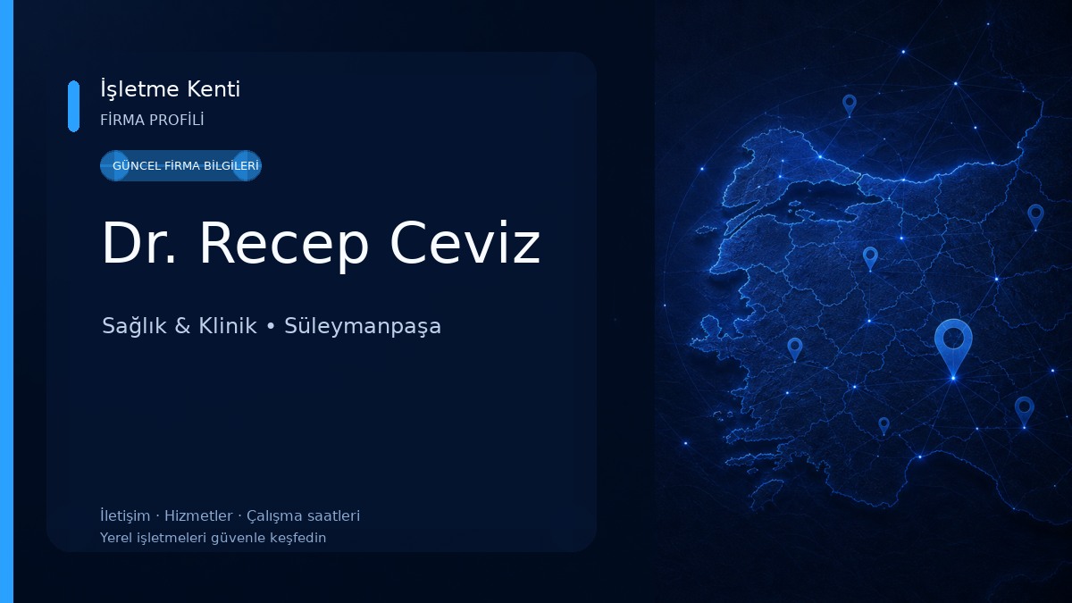 Dr. Recep Ceviz 