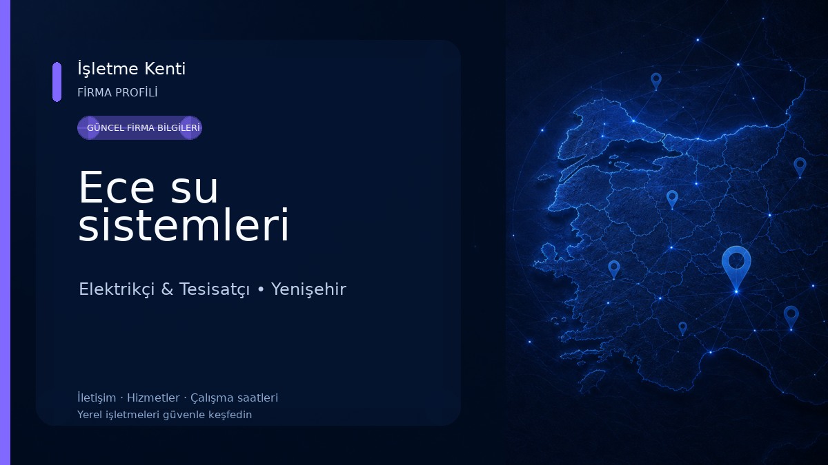 Ece su sistemleri Elektrikçi & Tesisatçı