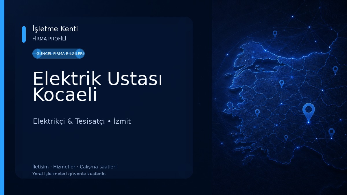 Elektrik Ustası Kocaeli