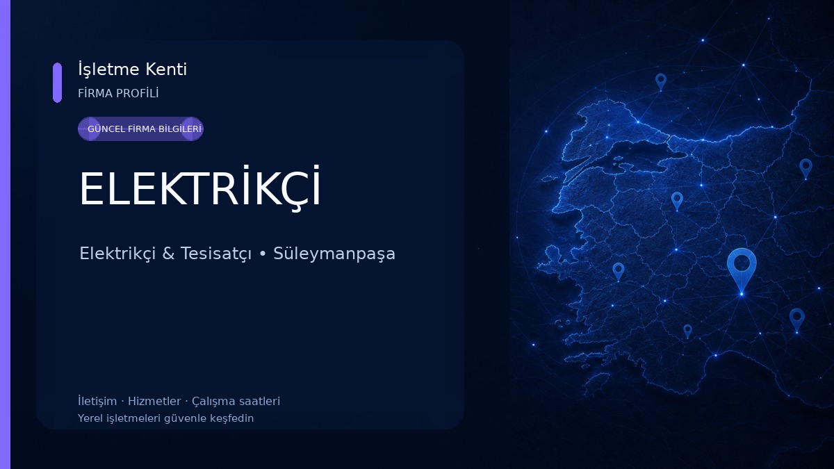 ELEKTRİKÇİ Elektrikçi & Tesisatçı
