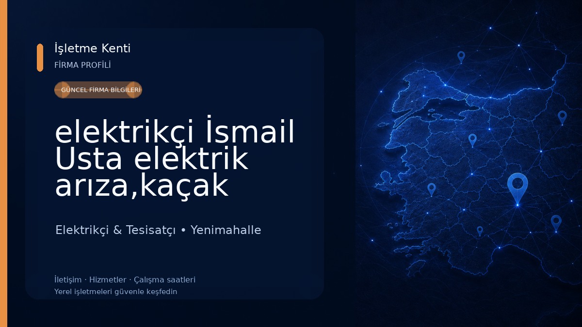 elektrikçi İsmail Usta elektrik arıza,kaçak akım arızası,avize montajı, Elektrikçi & Tesisatçı