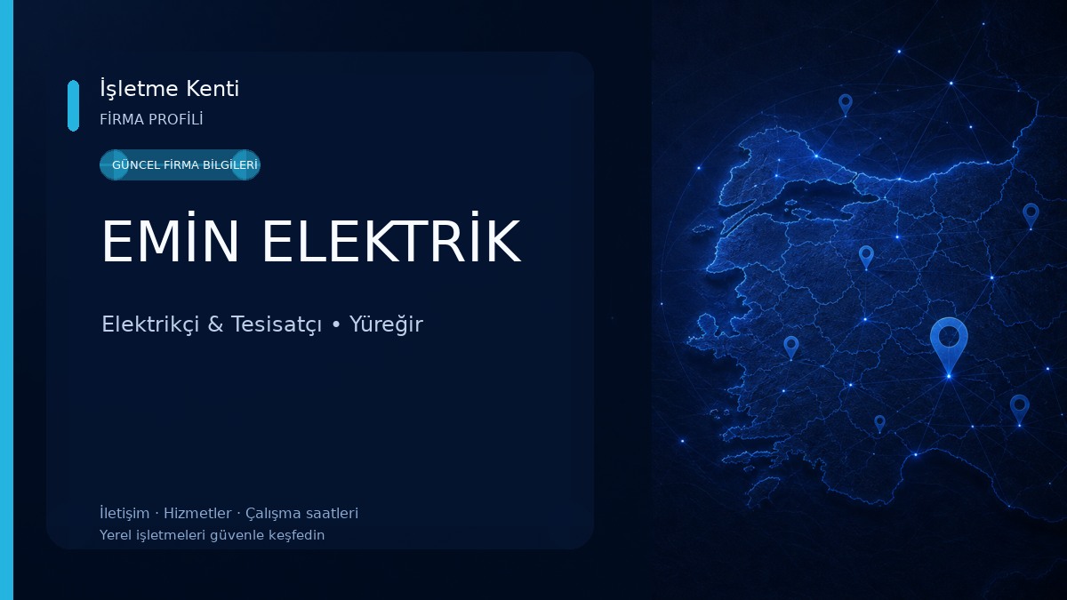 EMİN ELEKTRİK Elektrikçi & Tesisatçı
