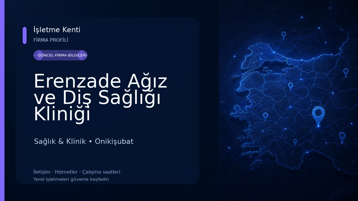 Erenzade Ağız ve Diş Sağlığı Kliniği Sağlık & Klinik