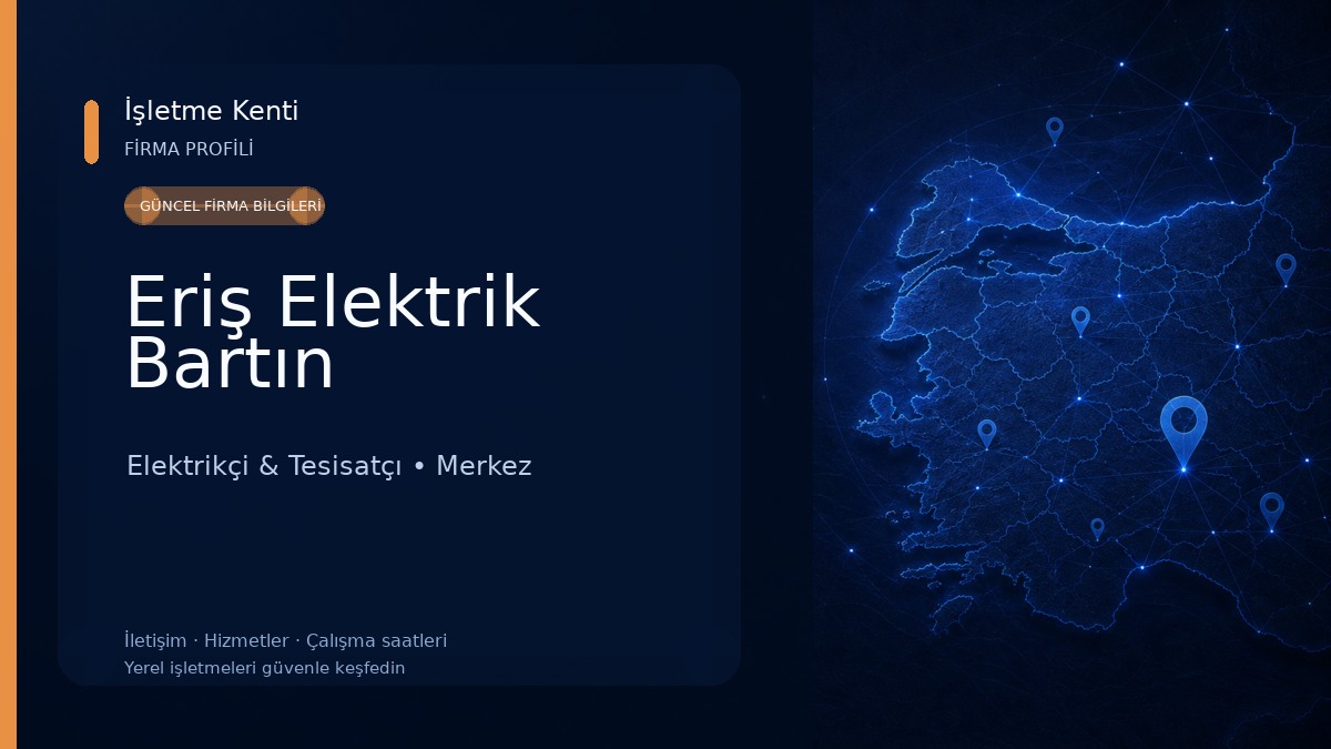 Eriş Elektrik Bartın Elektrikçi & Tesisatçı