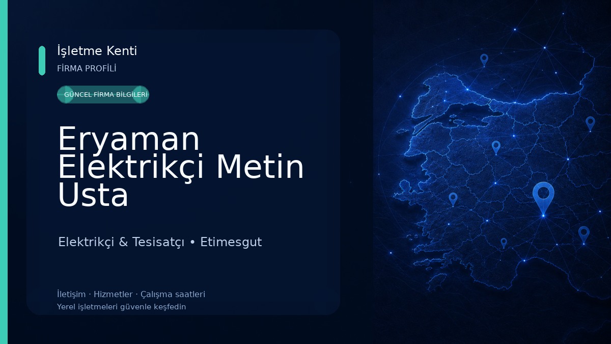 Eryaman Elektrikçi Metin Usta