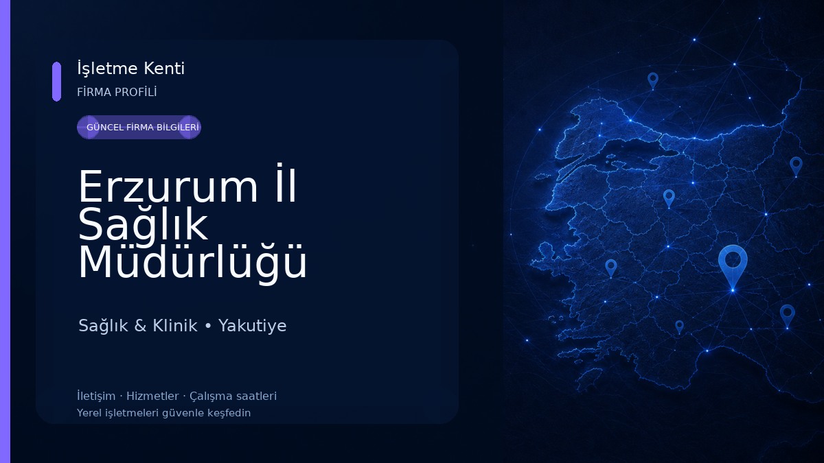 Erzurum İl Sağlık Müdürlüğü