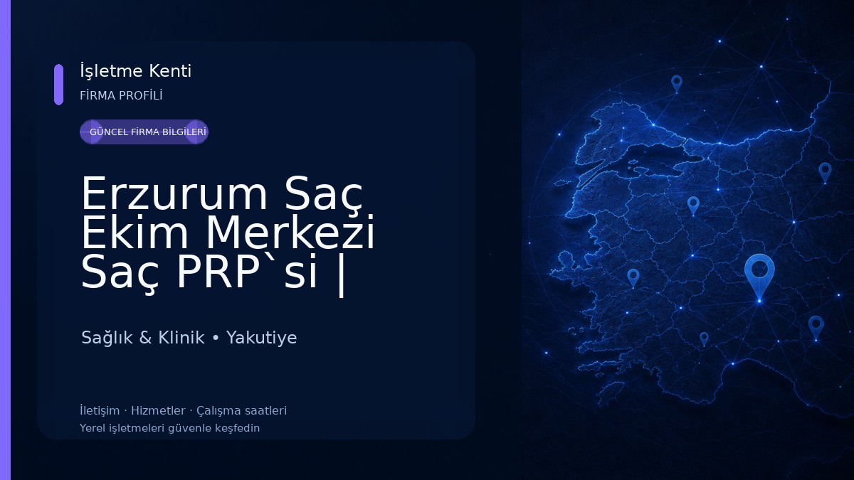 Erzurum Saç Ekim Merkezi Saç PRP`si | Altınsoy Hair Clinic