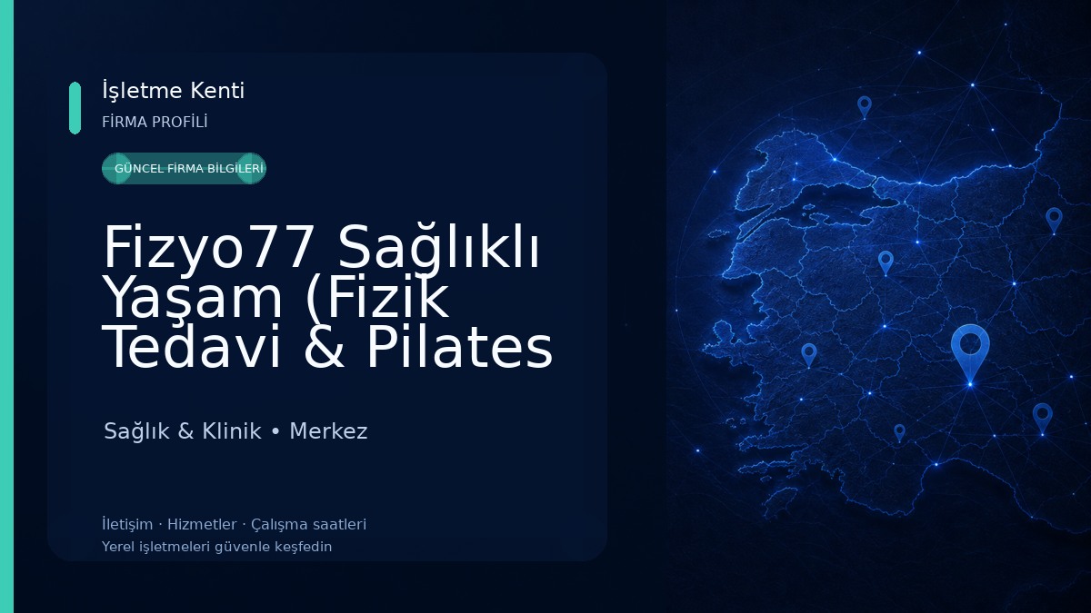Fizyo77 Sağlıklı Yaşam (Fizik Tedavi & Pilates & Skolyoz)