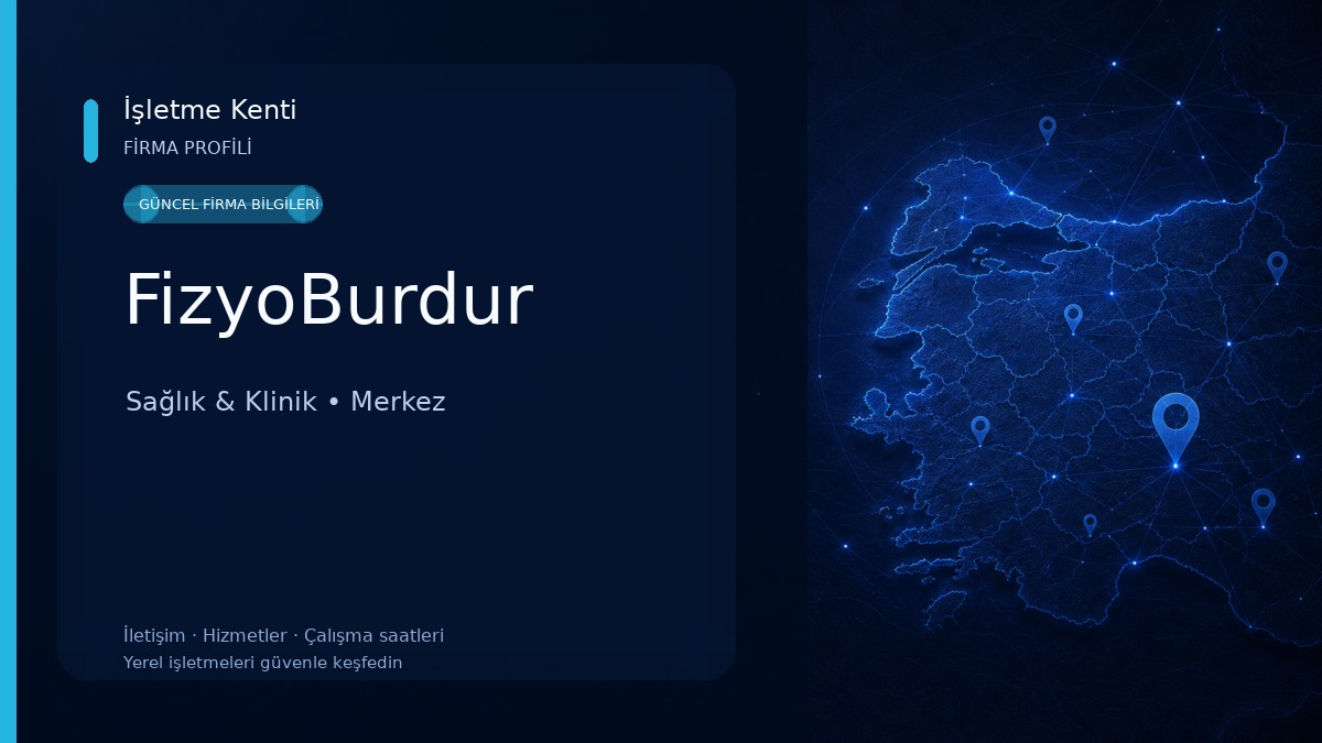 FizyoBurdur Sağlık & Klinik