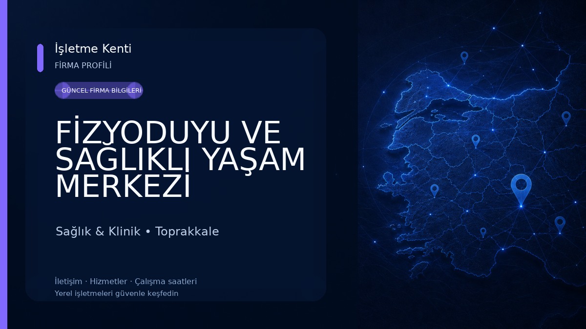 FİZYODUYU VE SAĞLIKLI YAŞAM MERKEZİ Sağlık & Klinik